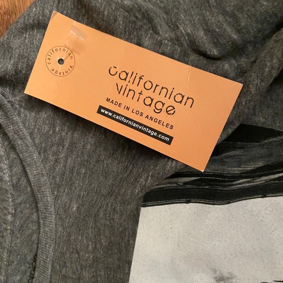 NWT Californian Vintage boys heather gray L/S NY t-shirt Size 12 - Picture 3 of 4